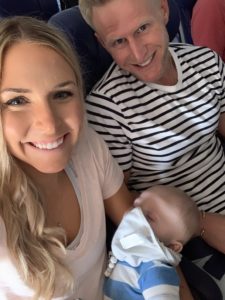 Flying with a baby on airplane