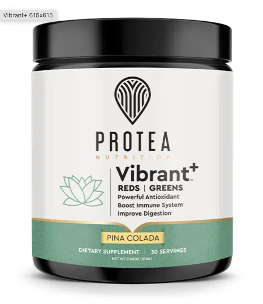 protea vegan natural supplement vibrant reds and greens powder